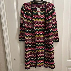NWT Inc Intl long sweater cardigan XS